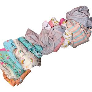 11 GIRL 6-9 pajama outfits